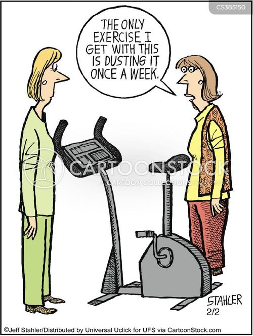 Exercise Bike Cartoons and Comics - funny pictures from CartoonStock