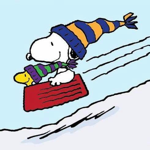 Snoopy sledding  Snoopy drawing Snoopy wallpaper Snoopy pictures