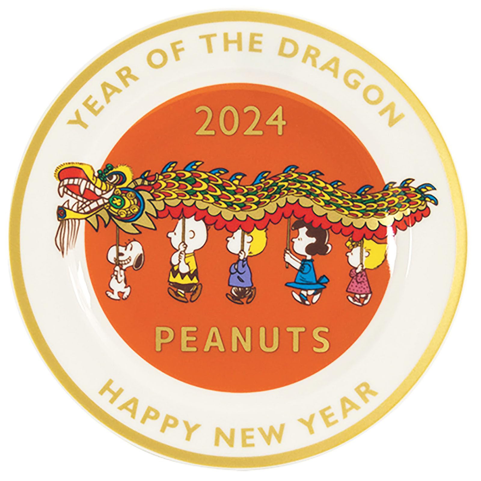 Peanuts SN2024-YP 2024 Years Plate 79 inches 20 cm Years of the  Dragon Made in Japan