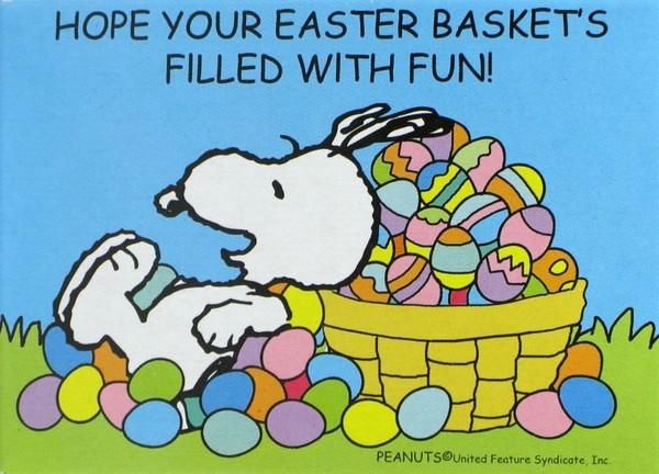 Snoopy Easter Mini Jigsaw Puzzle  Snoopy easter Snoopy Peanuts gang  easter