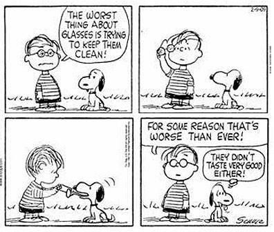 Snoopy and the art of cleaning glasses  Optometry humor Eye jokes Work  jokes