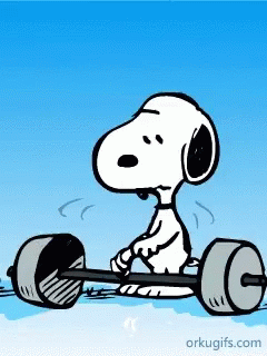 Snoopy Working Out GIF - Snoopy Working Out Exercises - Discover amp Share  GIFs