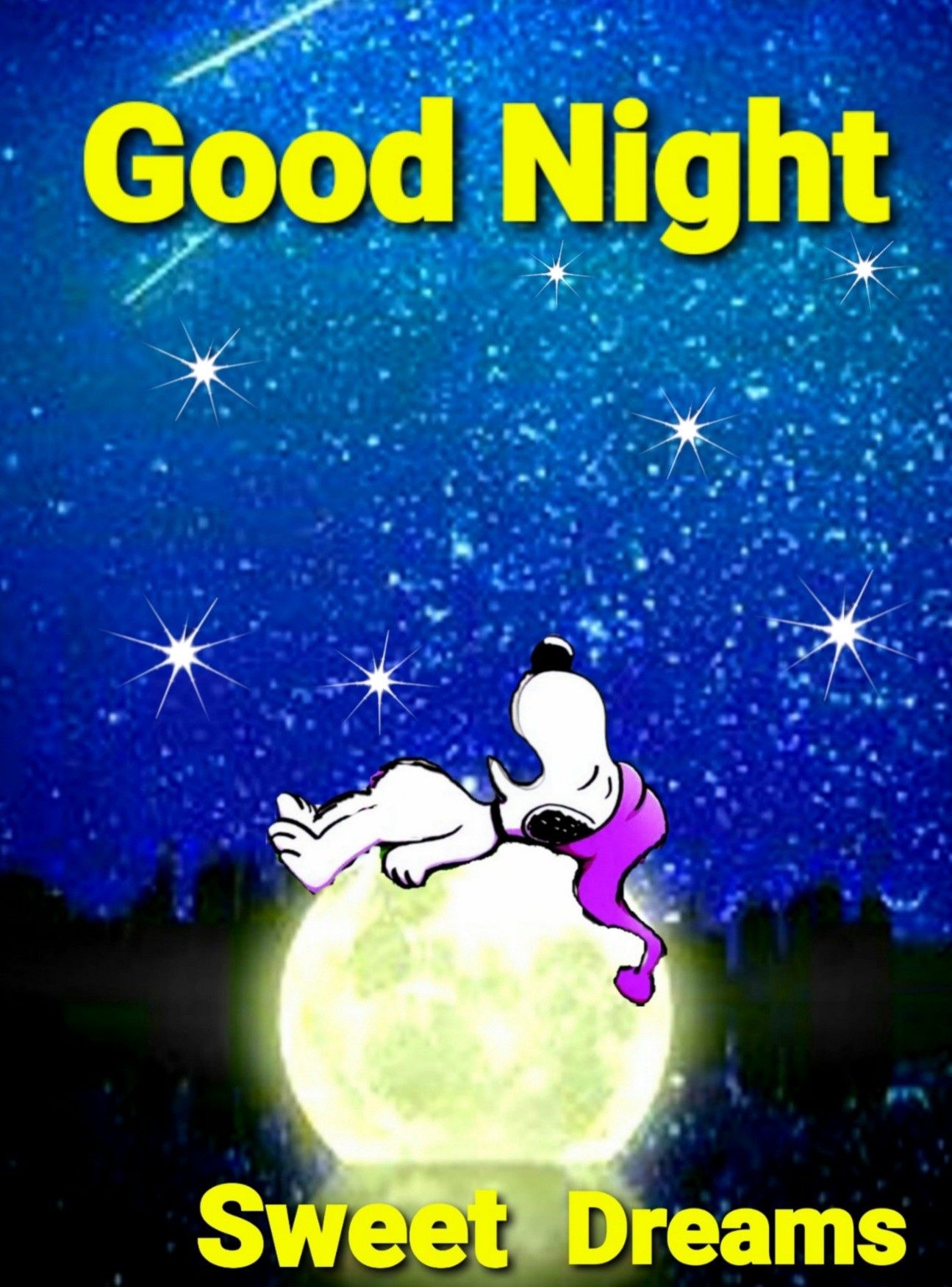 good-night  Snoopy pictures Snoopy images Good night sweet dreams