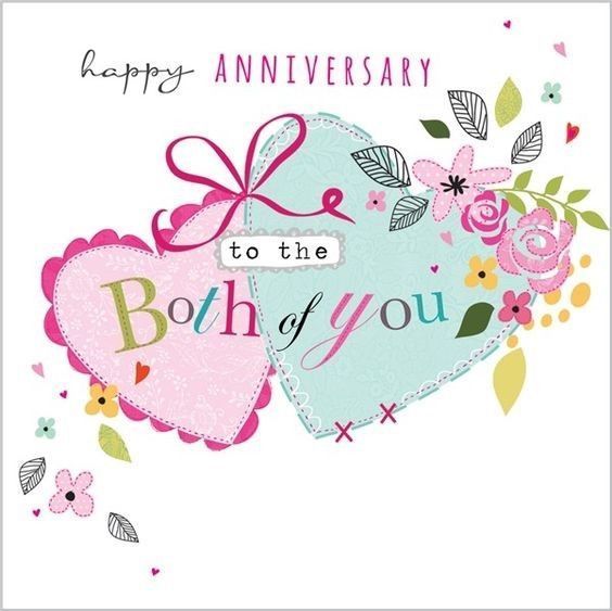 Happy Anniversary To Both Of You  Happy anniversary wishes Happy  anniversary wedding Happy anniversary quotes