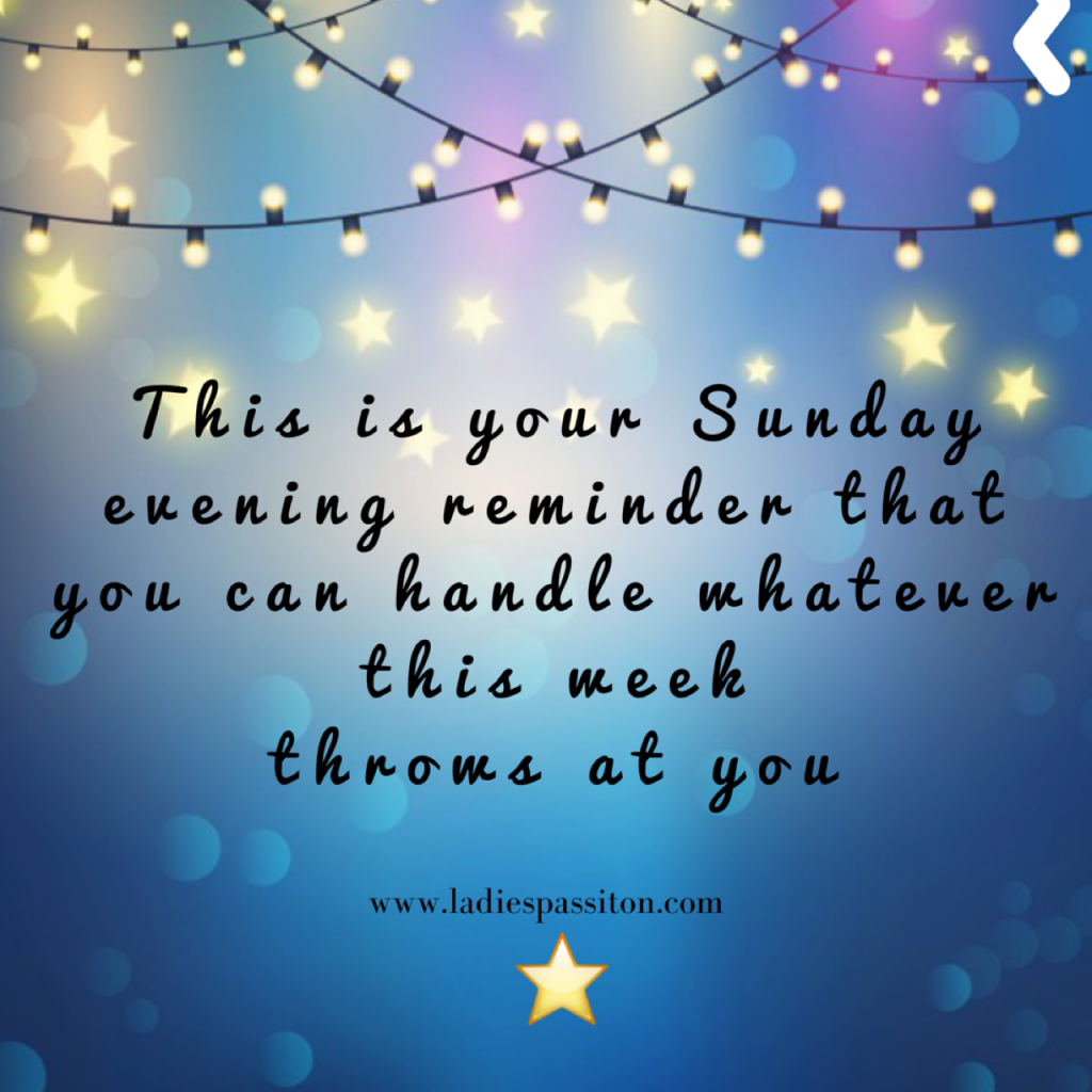 Image result for Sunday night quotes