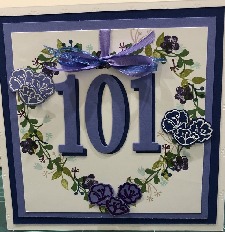 101st birthday card  Birthday cards Crafts Cards