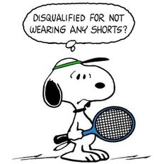 Snoopy and tennis