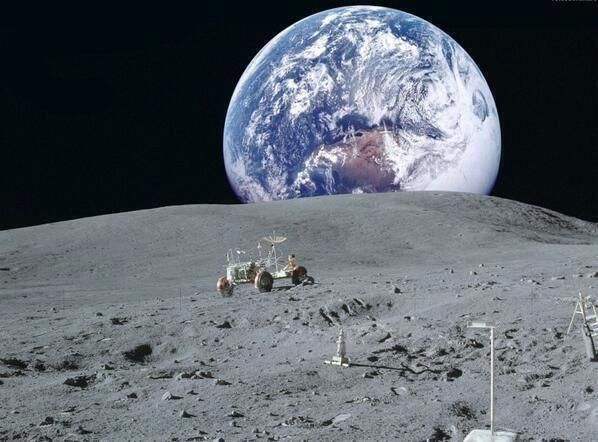 Image result for The earth from the moon images