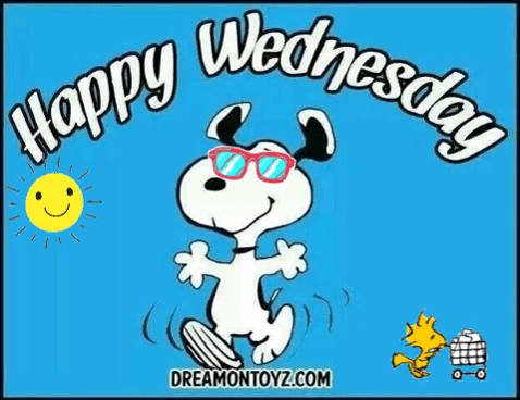 Snoopy  Woodstock Happy Wednesday  Good morning snoopy Happy wednesday  pictures Happy wednesday quotes