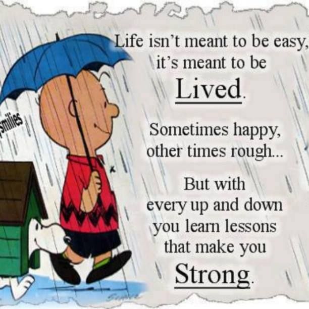Weathering Through Good Times and Bad As A Writer  Charlie brown quotes  Snoopy quotes Inspirational quotes