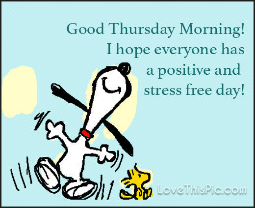Snoopy Good Morning Thursday Image Quote Pictures Photos and Images for  Facebook Tumblr Pinterest and Twitter