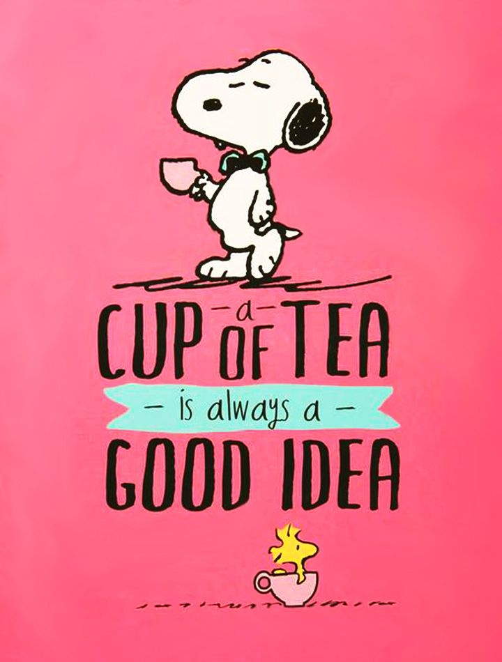 snoopy woodstock pic  Tea quotes Friends quotes Tea time