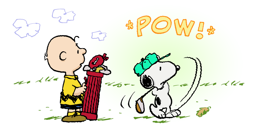 Golfing with Snoopy  Snoopy pictures Snoopy wallpaper Snoopy