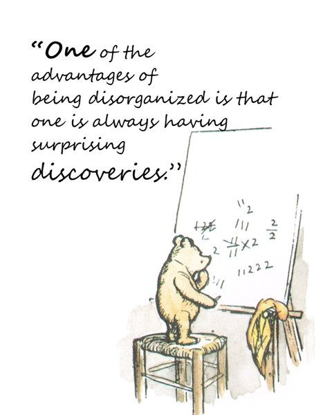 Classic Winnie the Pooh Quotes digital image via Etsy I never saw the  bright side of a little disorganiz  Pooh quotes Winnie the pooh quotes  Winnie the pooh
