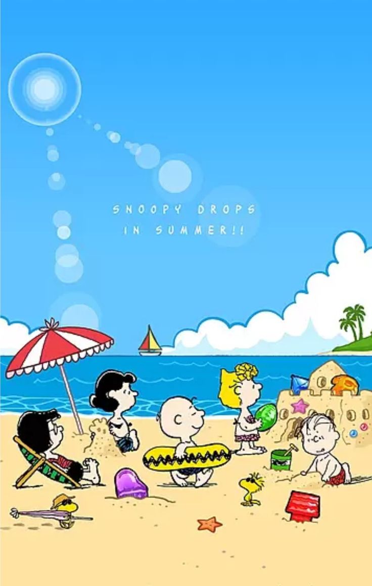 Summertime with the Peanuts Gang peanuts snoopy summertime  Snoopy  wallpaper Snoopy pictures Peanuts snoopy