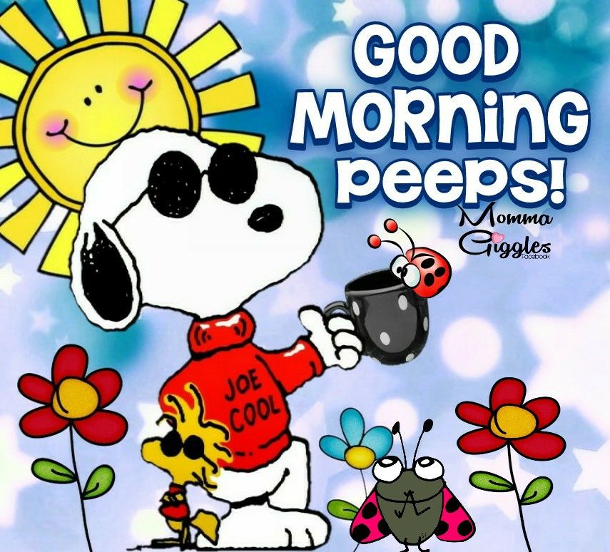 Snoopy Good Morning Peeps Pictures Photos and Images for Facebook  Tumblr Pinterest and Twitter