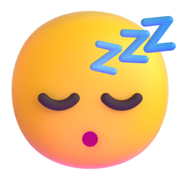 Sleeping Face on Microsoft Teams
