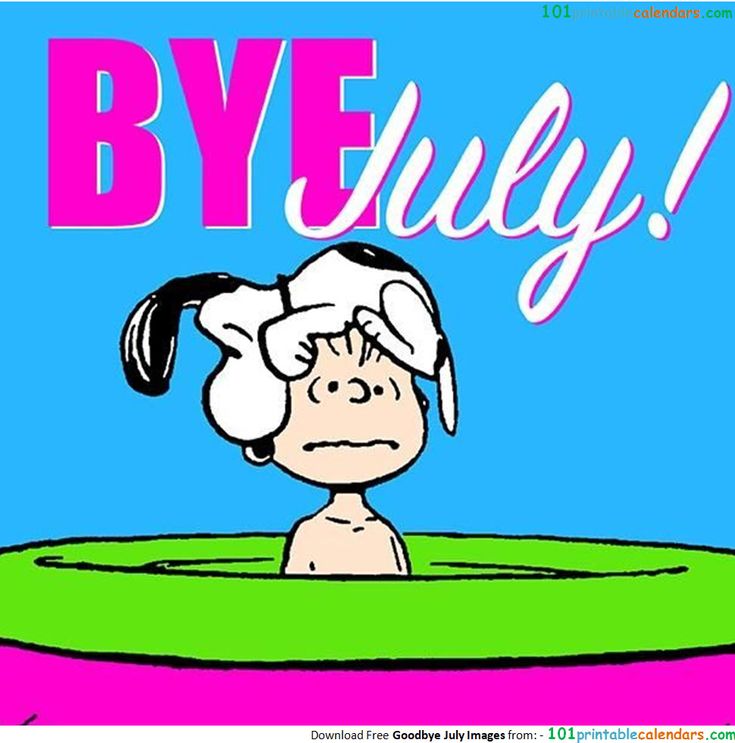 Goodbye July Images on Pinterest  Snoopy Snoopy love