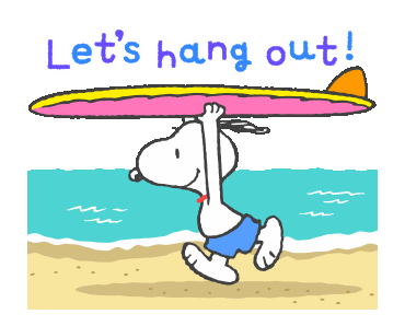 Sweet Summer Snoopy Animated Stickers  Snoopy cartoon Snoopy dance Snoopy  pictures
