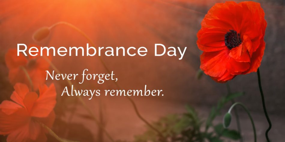 Remembrance Day - Church Office Closed  Bridgewater United Church
