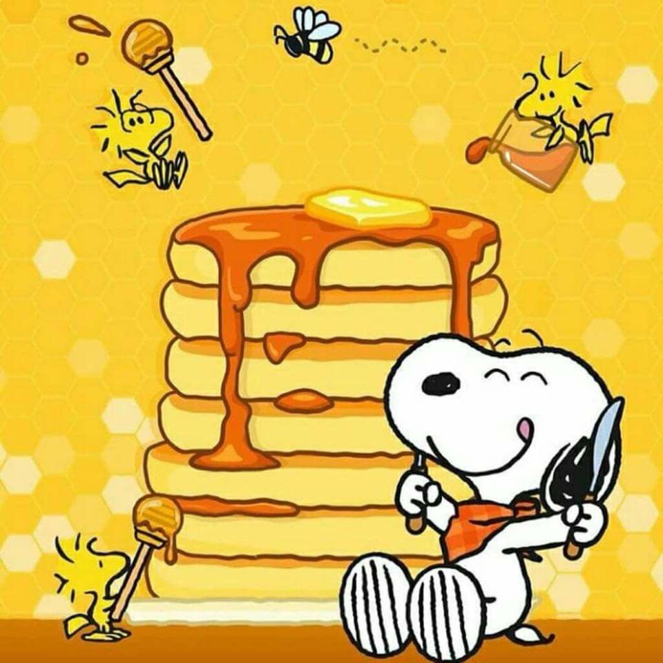 Today is National Pancake Day  Snoopy Peanuts snoopy