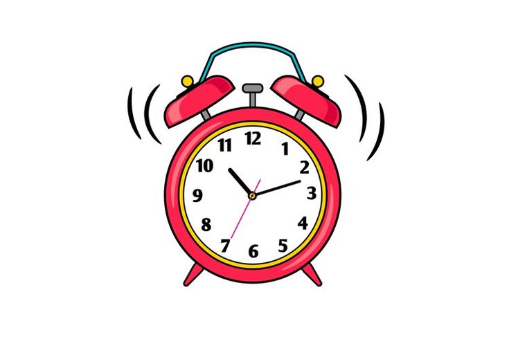 Cartoon red ringing alarm clock 889144  Illustrations  Design Bundles   Relojes despertadores Vector Despertador