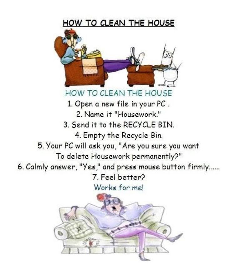 Image result for poems about a clean house  Cleaning quotes funny  Cleaning quotes Funny cartoon images