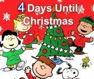 Image result for 4 days till christmas  Snoopy christmas Charlie brown  christmas Days till christmas