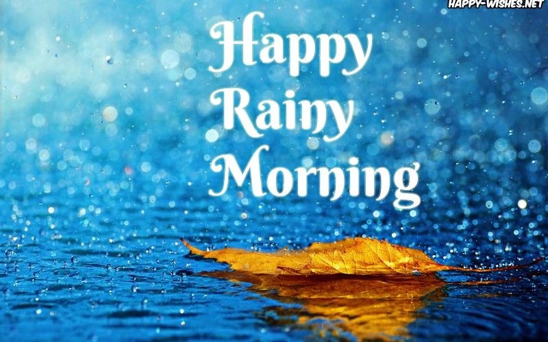 Happy Rainy morning imgaes  Rainy day quotes Good morning rain Morning  rain quotes