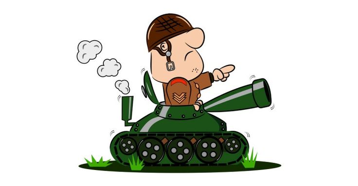 About face Forward march - Marilyn McKenna  Tank drawing Game character  design 30 day art challenge