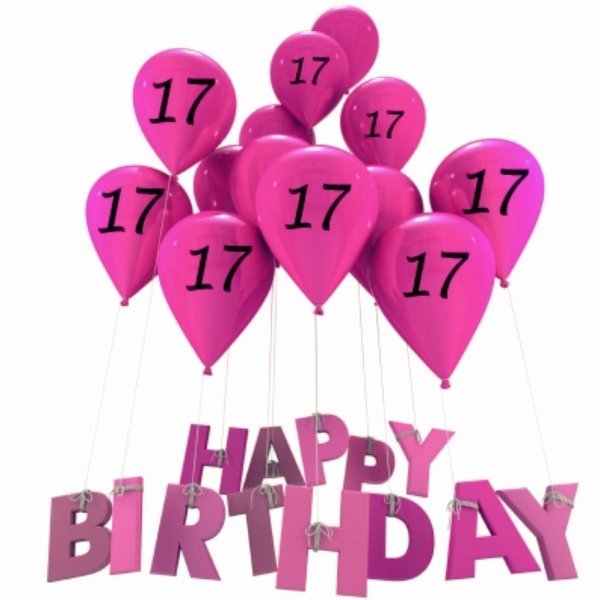 Image result for Happy 17th birthday images