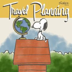 55 Snoopy Travels ideas  snoopy snoopy and woodstock peanuts gang