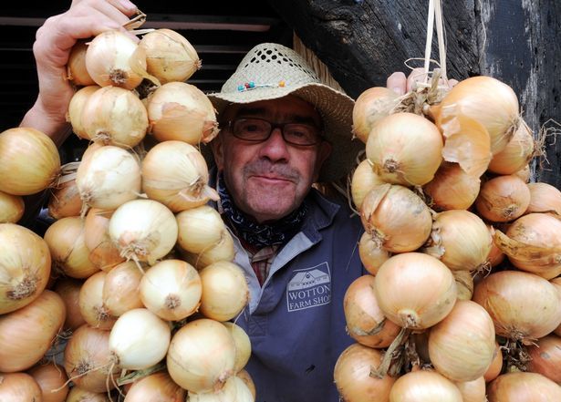Onion Fayre in Gloucestershire UK  Onion Big day out Everything