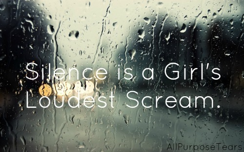 Silence Is A Girls Loudest Scream Pictures Photos and Images for  Facebook Tumblr Pinterest and Twitter