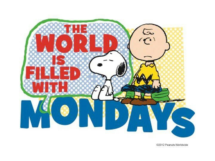 The World Is Filled With Mondays  Charlie brown and snoopy Good morning  snoopy Snoopy pictures