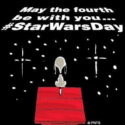 Thursday May 4 2017 May the fourth be with you StarWarsDay  Happy  star wars day May the fourth be with you Star wars day