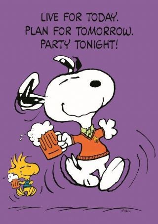 Vintage Snoopy magazine cover poster - Live for today  Snoopy Snoopy and  woodstock Magazine cover