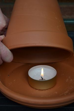 Warm Igloo - using a tealight greenhouse heater - Access Garden Products
