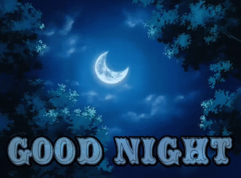 Good Night Moon GIF - GoodNight Moon NightSky - Discover  Share GIFs
