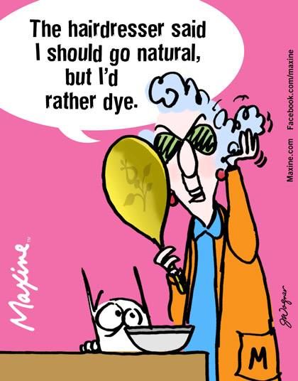 Maxine on hair color Hairdresser Quotes Aunty Acid Going Natural Pro Life Good Ol Comedy Encouragement Funny Quotes Jokes