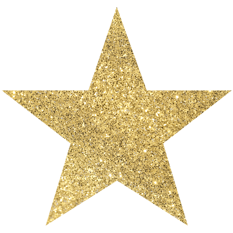 Gold Star Banner Christmas Garland Printable  Paper Trail Design  Star  banner Gold star stickers Gold stars
