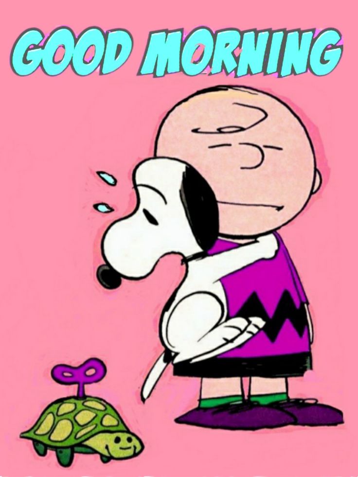 GOOD-MORNING  Snoopy love Charlie brown and snoopy Good morning