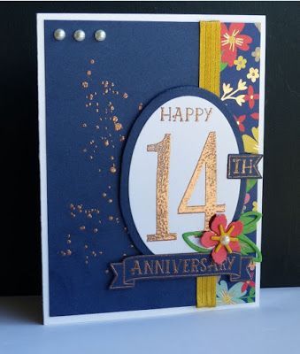 PCCCS204 - HAppy 14th Anniversary Stampin Along With Heidi