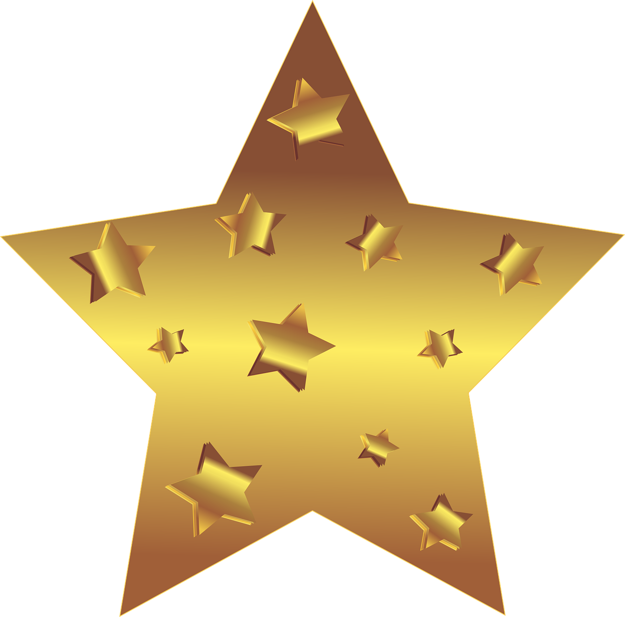 Star Gold Stars - Free vector graphic on Pixabay