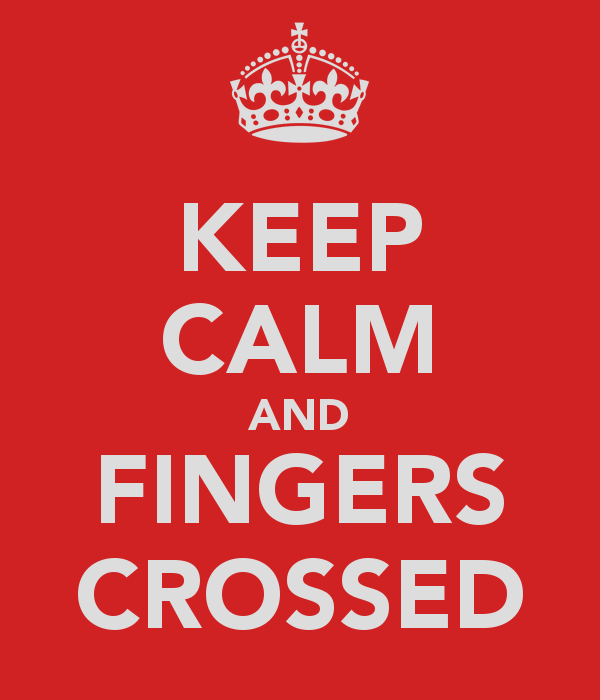 KEEP CALM AND FINGERS CROSSED39 Poster  Keep calm Keep calm and study  Calm quotes
