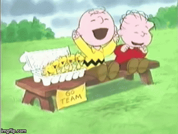 Cheering at football game L  Snoopy cartoon Snoopy pictures Snoopy  comics
