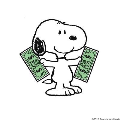 Money  Snoopy drawing Snoopy pictures Snoopy images