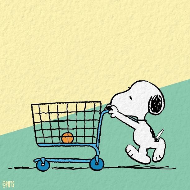 Shopping  Snoopy Snoopy family Snoopy love