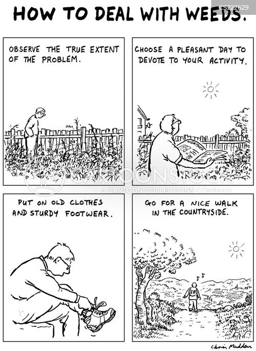 Weed Infestation Cartoons and Comics - funny pictures from