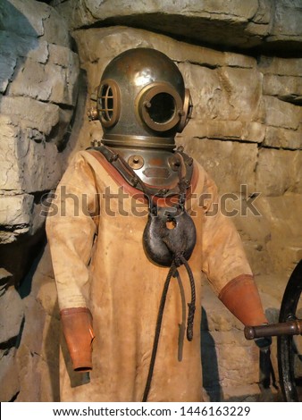Old and rusty Scuba Suit